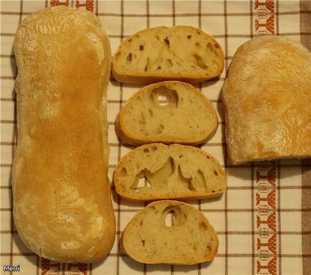 Čiabatta krāsnī