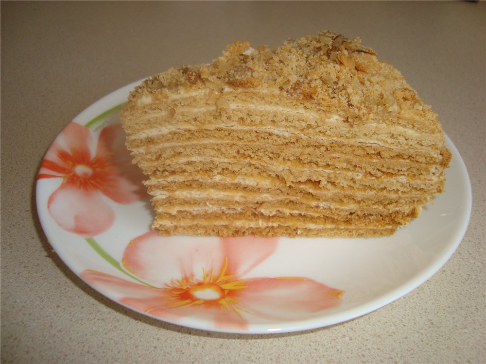 Winter honey cake