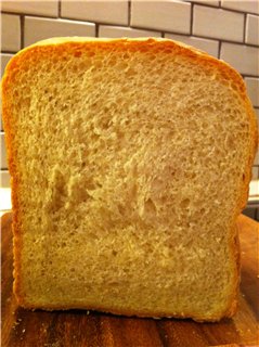 Stokbrood met bruisend water in een broodbakmachine