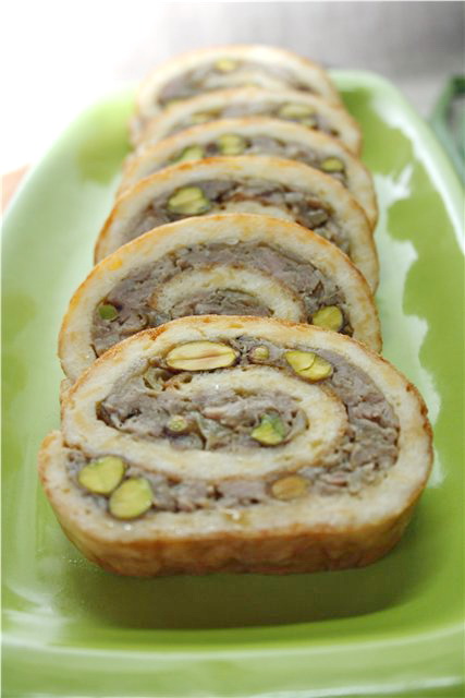 Roll with minced meat