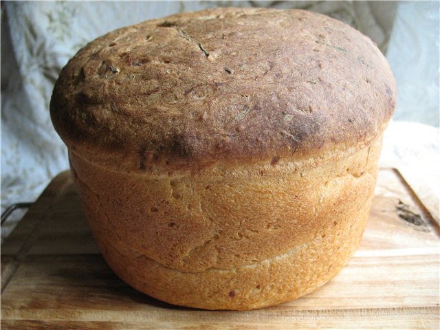 Pane di grano con zucchine e formaggio (al forno)