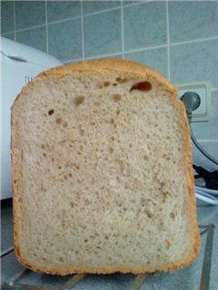 Wheat-buckwheat bread with poppy seeds, flax seeds, walnuts