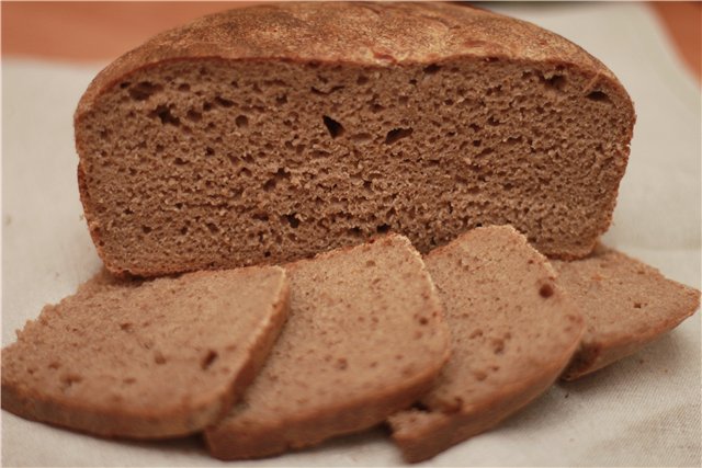 Darnitsky bread with leaven (GOST)