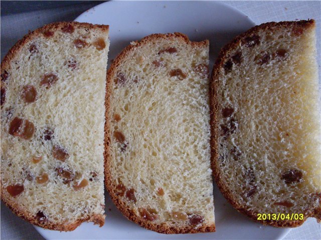 Kulich Royal bummer in a bread maker