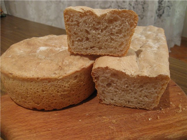 Pane di grano "Lacy" con lievito madre