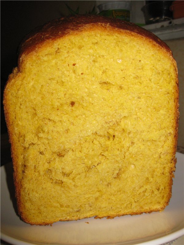 Sweet carrot bread (bread maker)