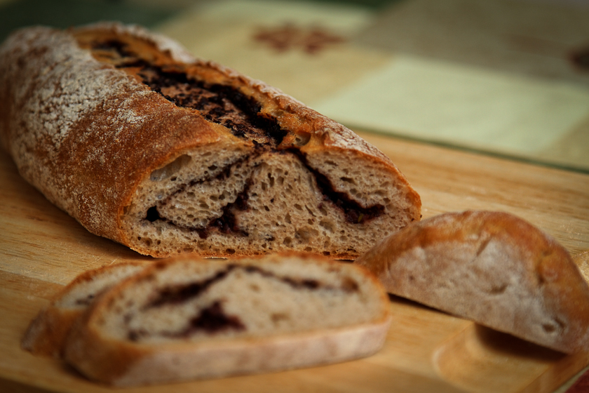 Bread with olives (oven)