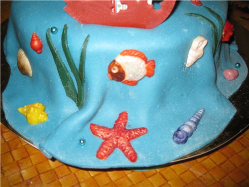 Ships and sea (cakes)