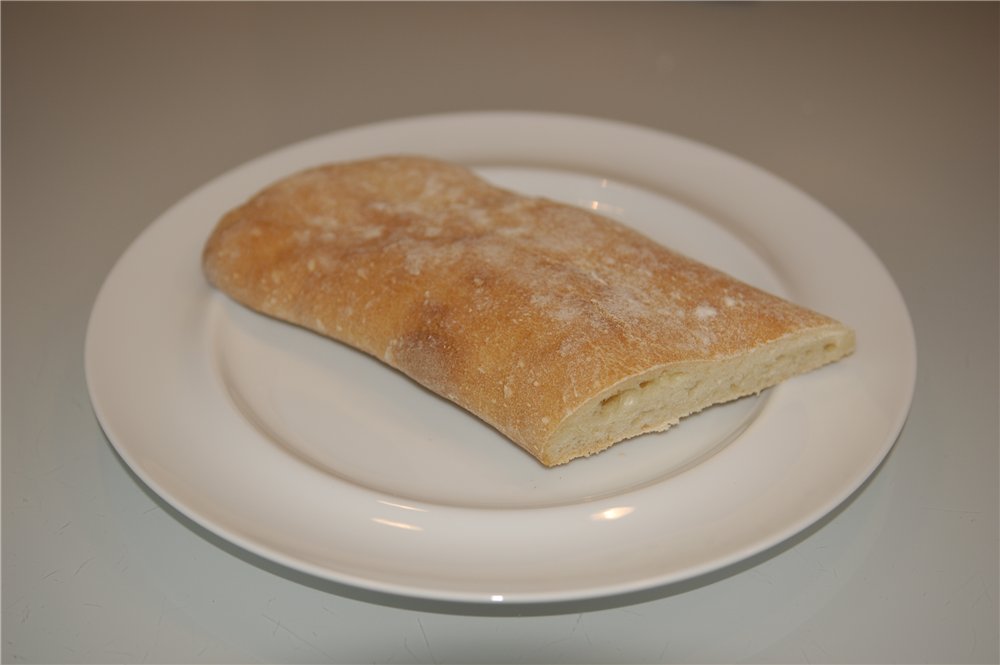 Chiabatta ในเตาอบ