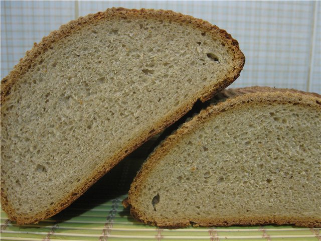 Wheat-rye Swabian bread from G. Biremont (oven)