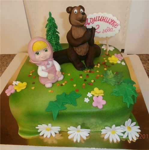 Torte basate sul cartone animato Masha e Orso