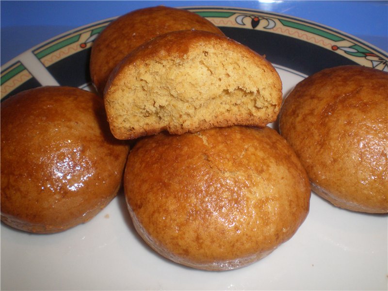 Galletas de jengibre con azúcar quemada