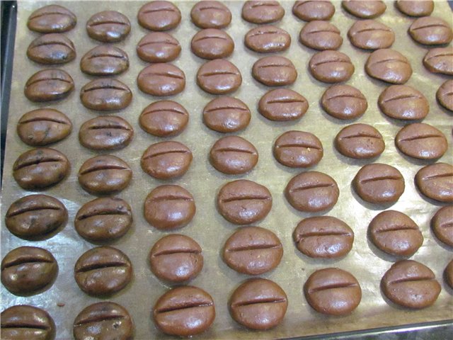 Biscotti Chicchi di caffè con cioccolato