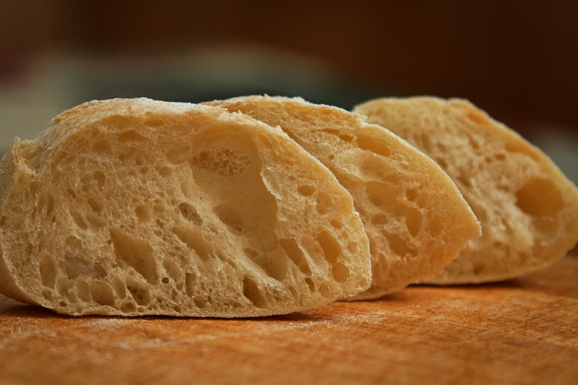 Baguette francesa sobre massa vella / Baguette de pate fermentee (forn)