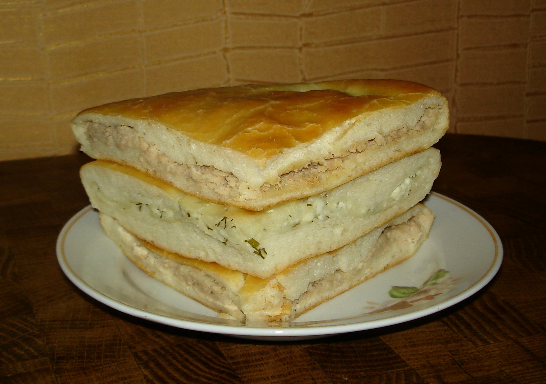 Mga Ossetian pie (recipe)