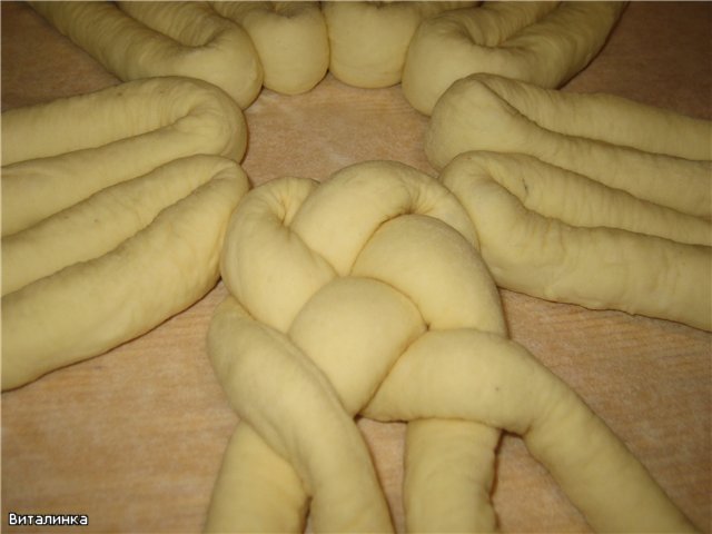 Stella di Natale del pane