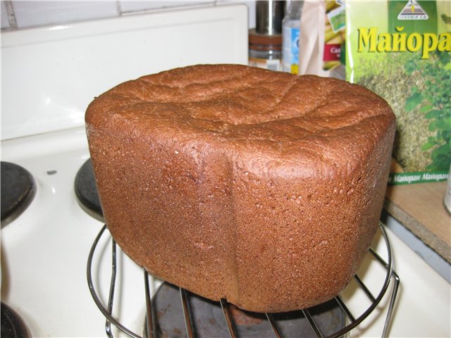 Pan de centeno con chocolate "Trufa"