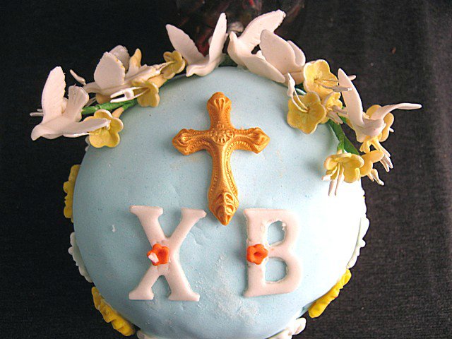 Examples of decorating Easter cakes and Easter