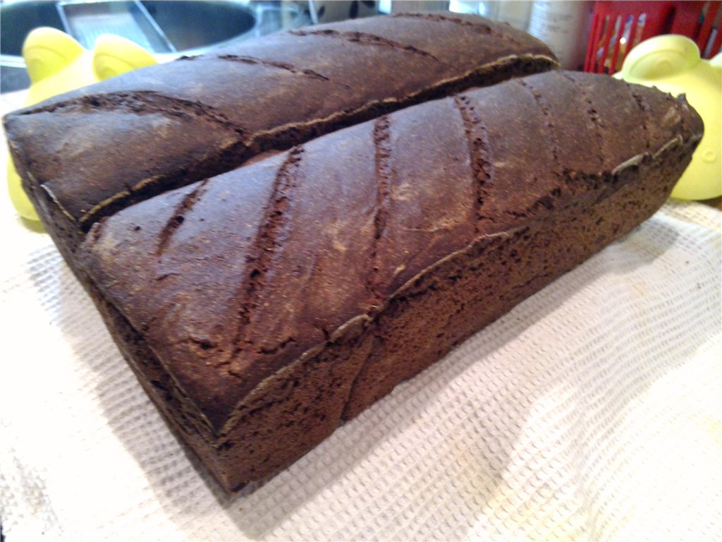 El pan de centeno es real (sabor casi olvidado). Métodos de horneado y aditivos.