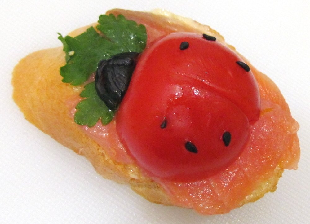 Sándwiches "Ladybug"