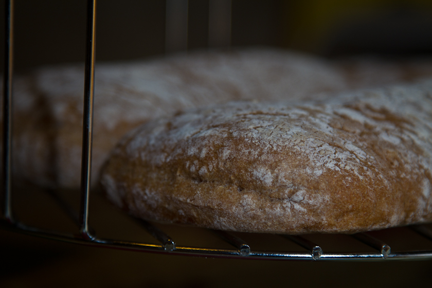 Ciabatta, ciabatta biga a sütőben