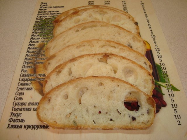 Chiabatta ในเตาอบ