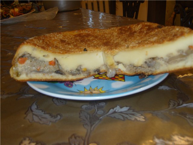 Torta ai funghi