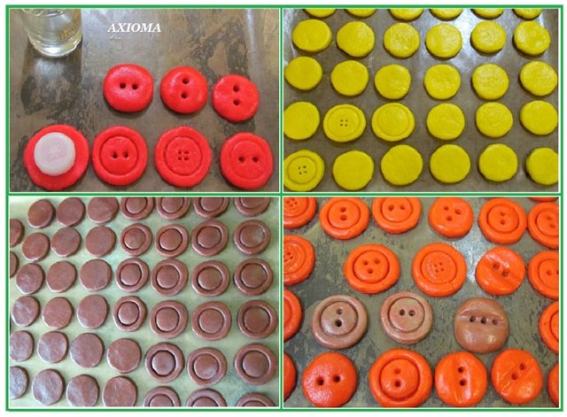 Buttons Cookies (Lò nướng)