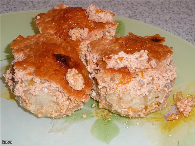 Albóndigas con arroz al horno