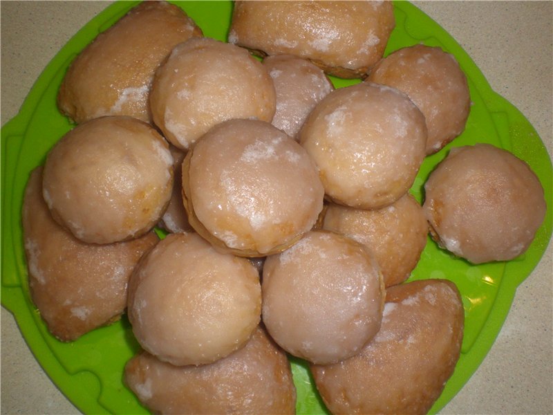 Galletas de jengibre con azúcar quemada