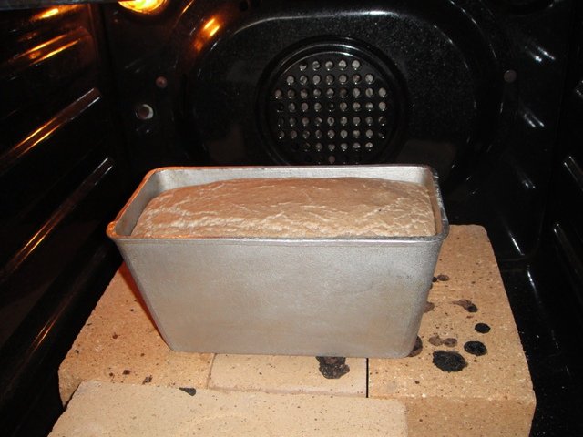 Whole grain barley bread with sourdough