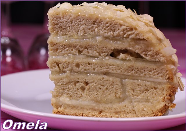 Pastel de pera (magro)