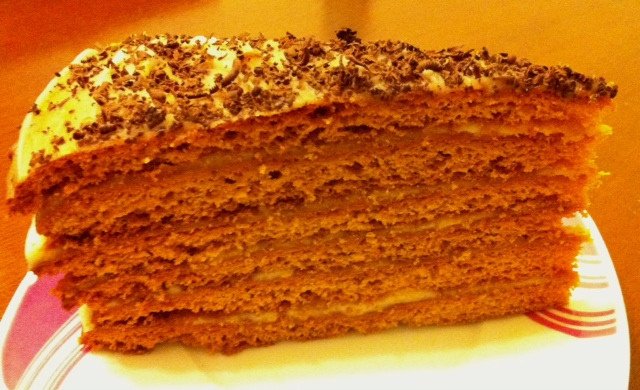 Winter honey cake