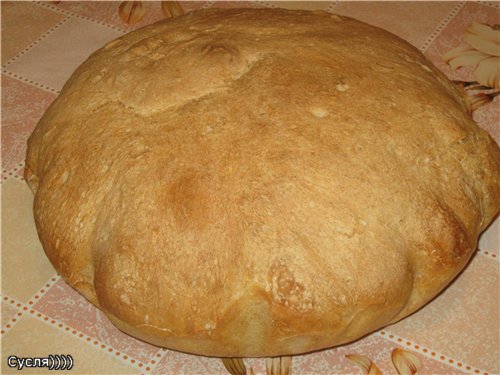 Italian bread (Ann Thibeault) in the oven