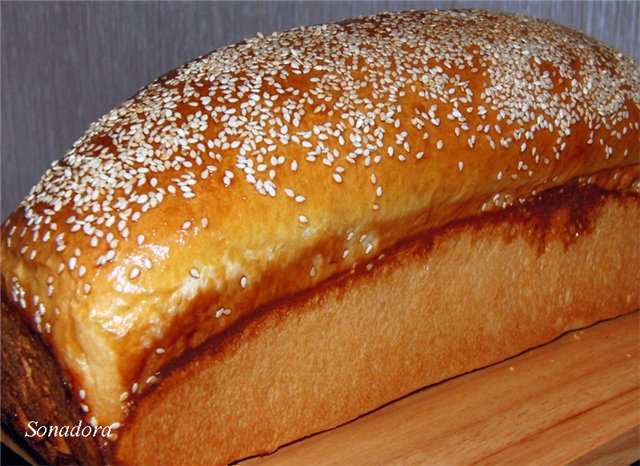 Pan de leche La corteza de leche (horno)