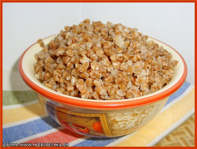 Buckwheat porridge with egg and green onions (Brand 6050 pressure cooker)