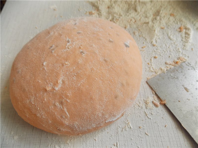 Watermelon bread with flax seeds (oven)