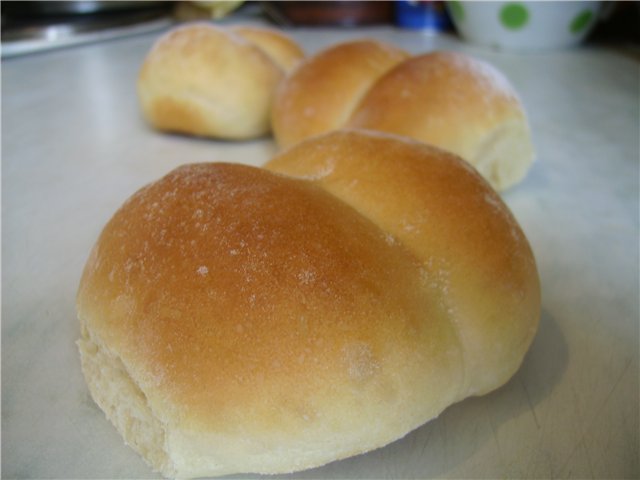 French buns Appetizing ass