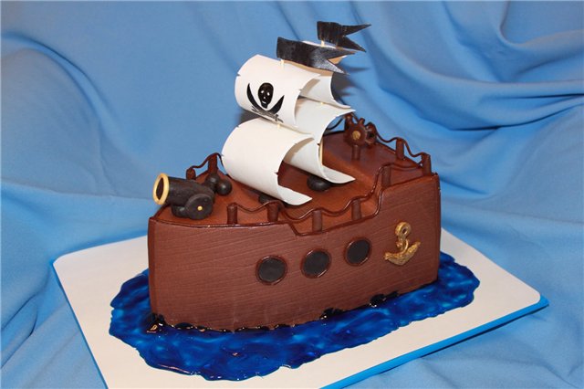 Ships and sea (cakes)