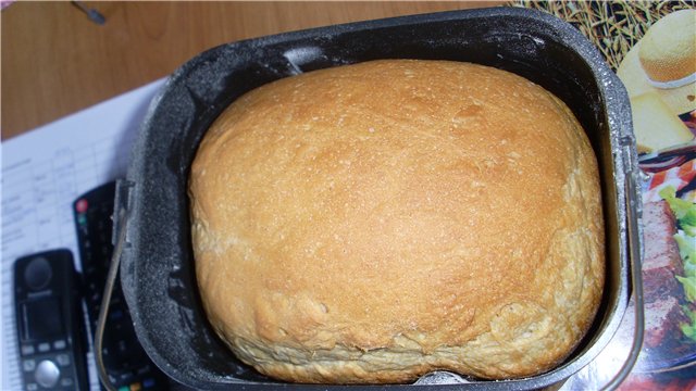 Metodo di spugna fredda per pane di grano (macchina per il pane)