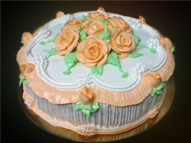 Mga cake ng bulaklak