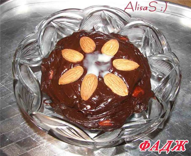 Fudge con nueces