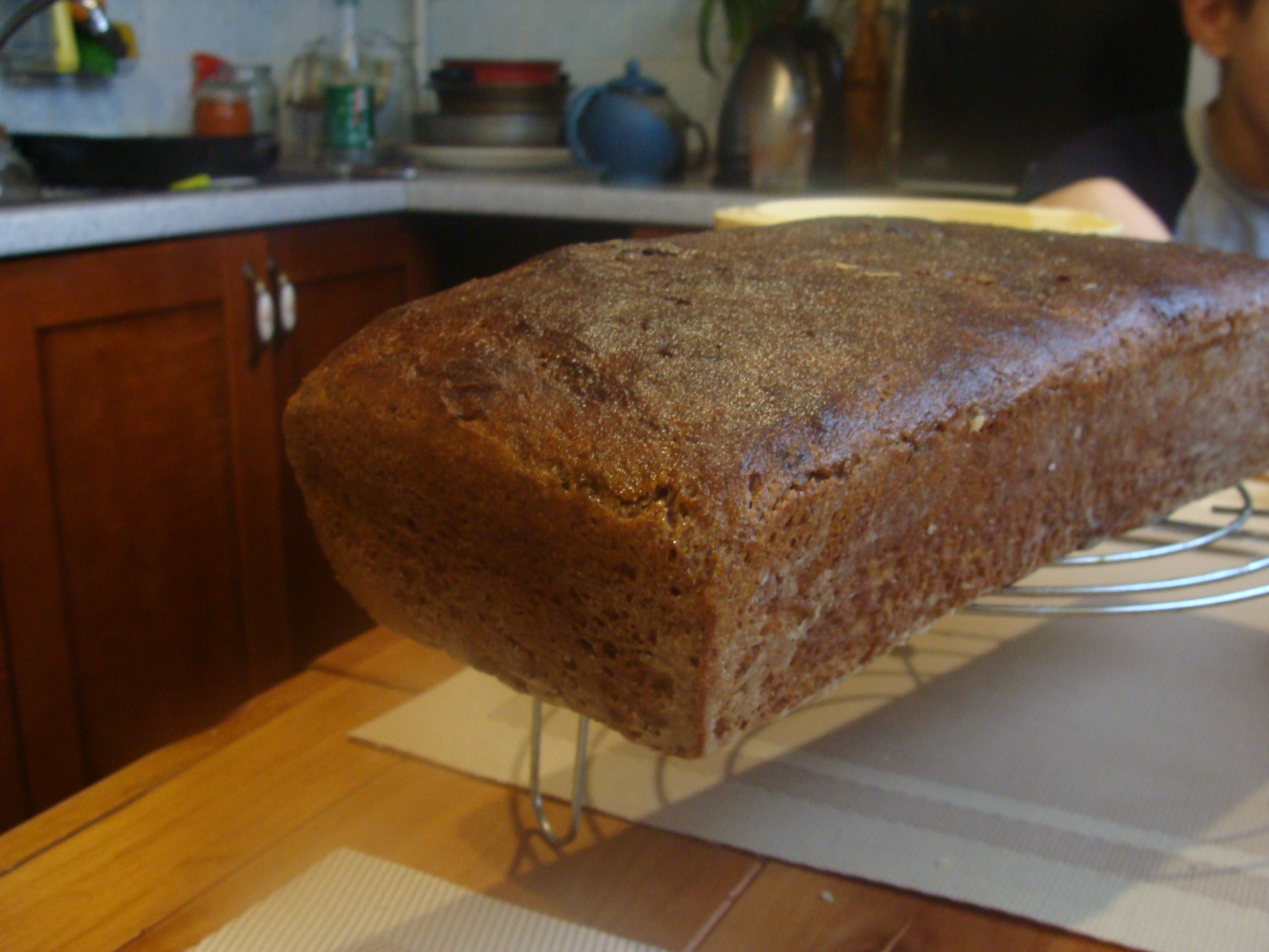 Pane Borodino Lo stesso nella macchina per il pane