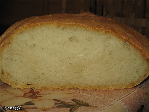 Italian bread (Ann Thibeault) in the oven