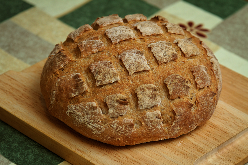 ขนมปังสไตล์คันทรี / Pain de Campagne (เตาอบ)