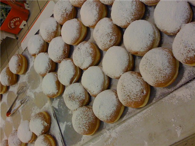 Sufganiyot (rosquilles de Hanukkah)