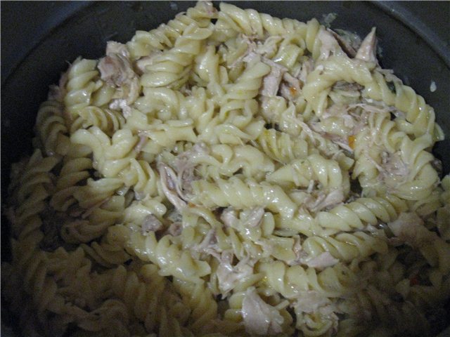 Pasta figurada amb carn a l'olla a pressió Comfort Fy 500