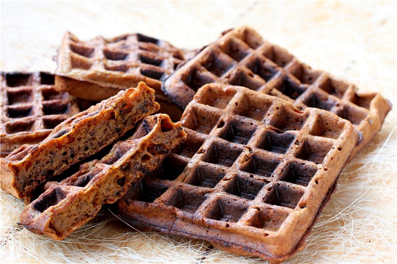 Carrot Spiced Waffles (KitchenAid Artisan Waffle Maker)