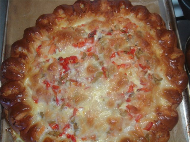 Salmon fish pie