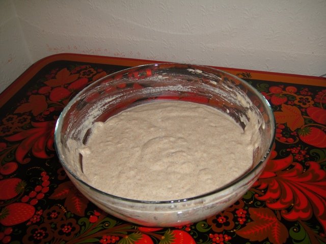 Whole grain barley bread with sourdough